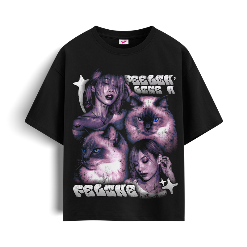 Feline Oversized Tee